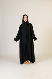 Abaya Nur mit integriertem Hijab, Jazz
