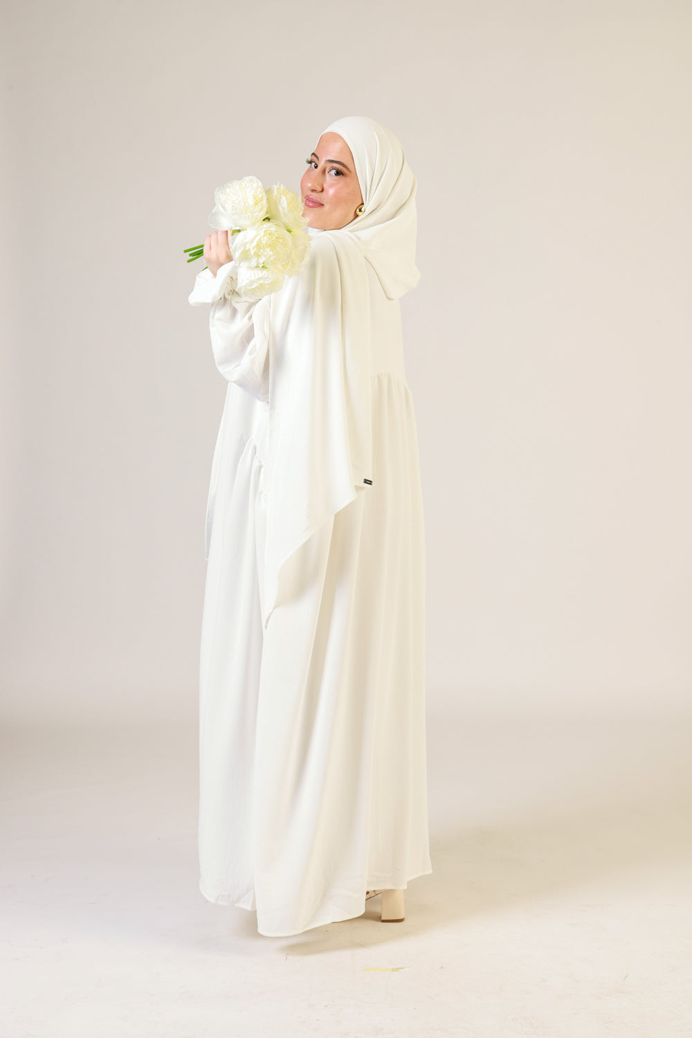 Abaya Nur mit integriertem Hijab, Jazz