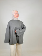 Oversized Baumwoll-Oberteil
