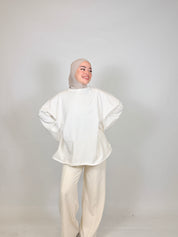 Oversized Baumwoll-Oberteil