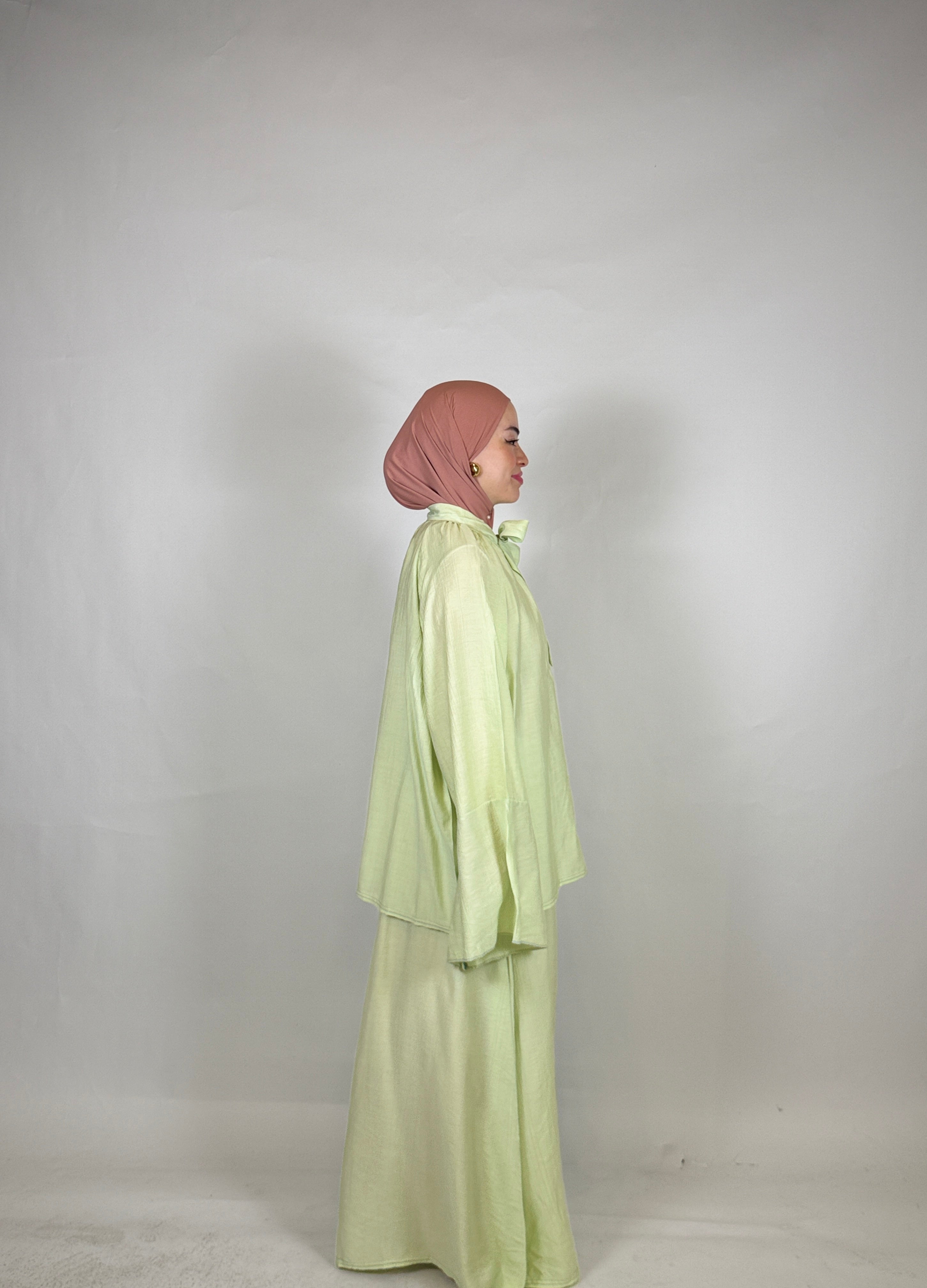 Elegant Ribbon Zweiteiler – Rock & Oberteil