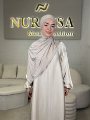 Satin Elegance Abaya