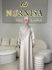 Satin Elegance Abaya