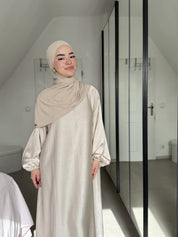 Satin Elegance Abaya