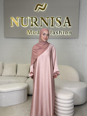 Satin Elegance Abaya