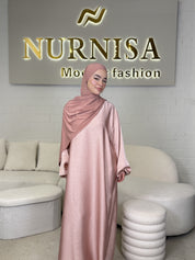 Satin Elegance Abaya