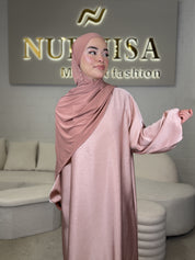 Satin Elegance Abaya