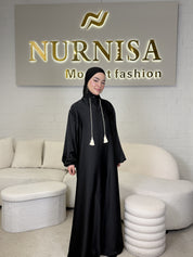 Satin Elegance Abaya