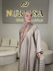Satin Elegance Abaya