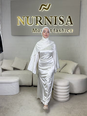 Classic Sultan Abaya mit Strass-Ärmeln