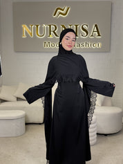 Elegantes Spitzenkleid Abaya