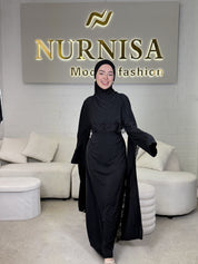 Elegantes Spitzenkleid Abaya