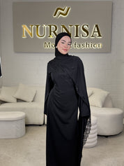 Elegantes Spitzenkleid Abaya