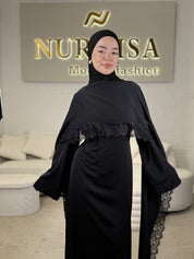 Elegantes Spitzenkleid Abaya
