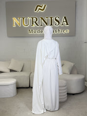 Abaya Kleid mit seitlicher Schleppe