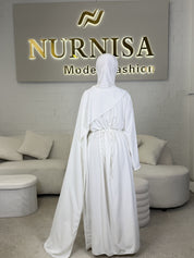 Abaya Kleid mit seitlicher Schleppe