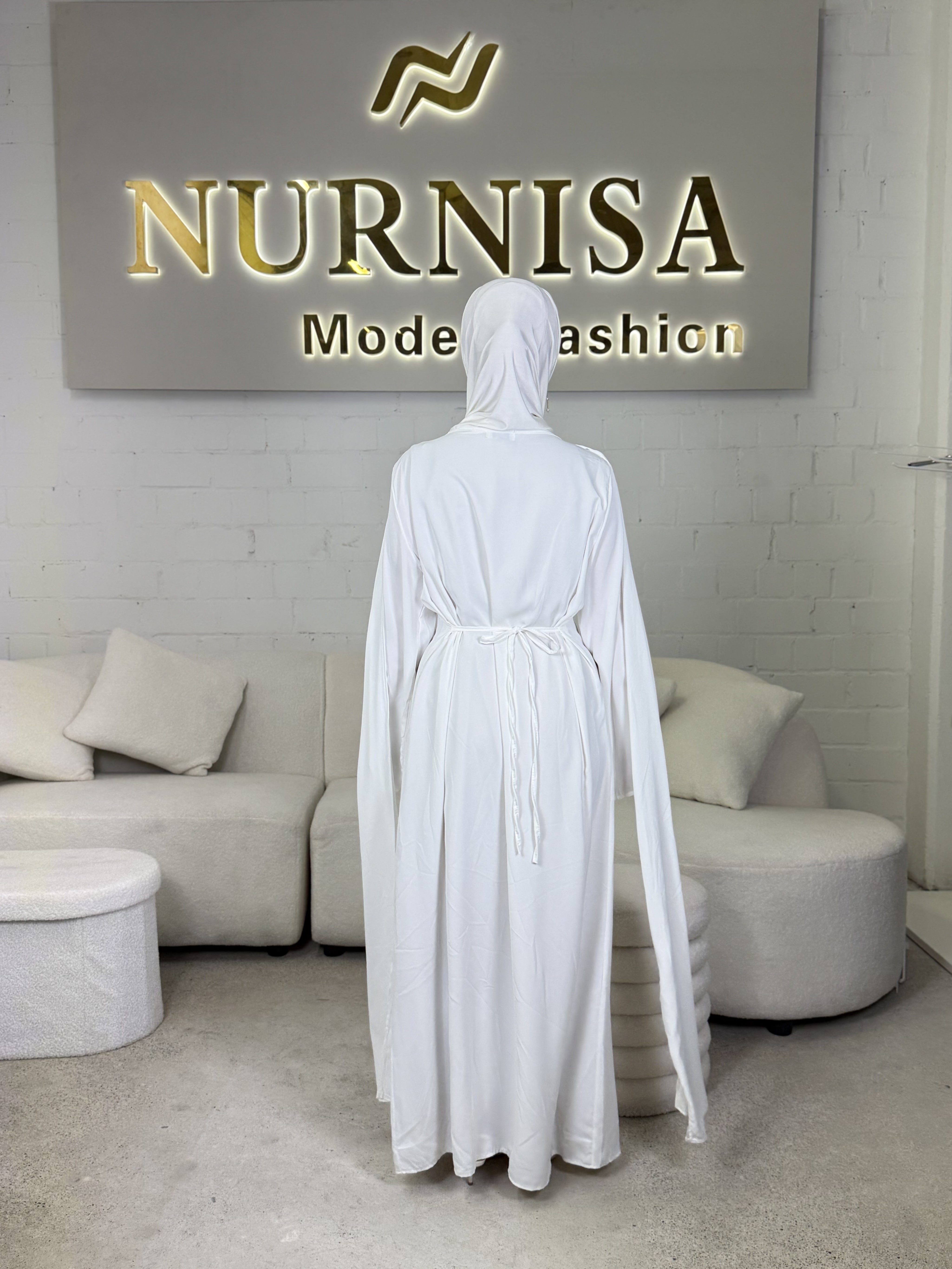 Elegantes Spitzenkleid Abaya