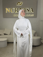 Elegantes Spitzenkleid Abaya