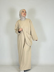 Abaya mit Tasche