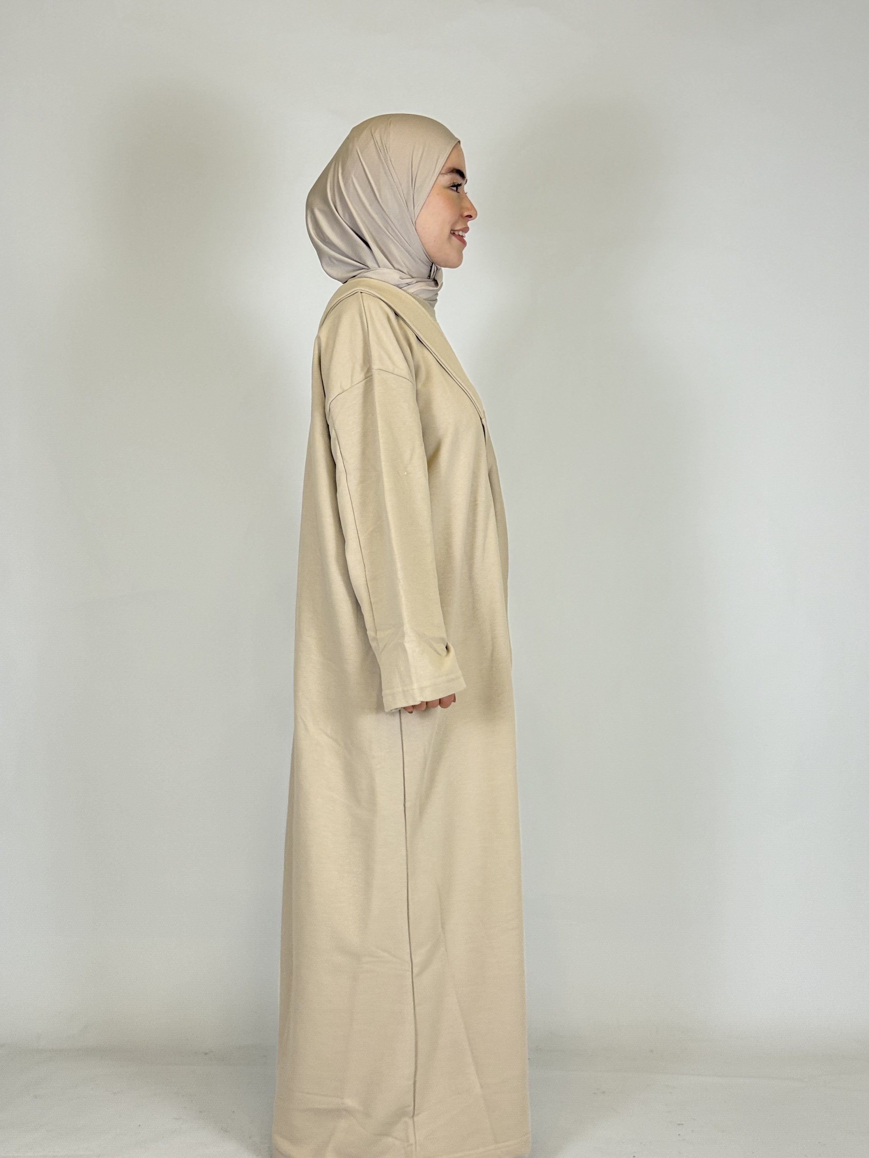 Abaya mit Tasche