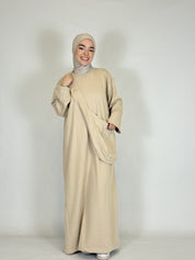 Abaya mit Tasche