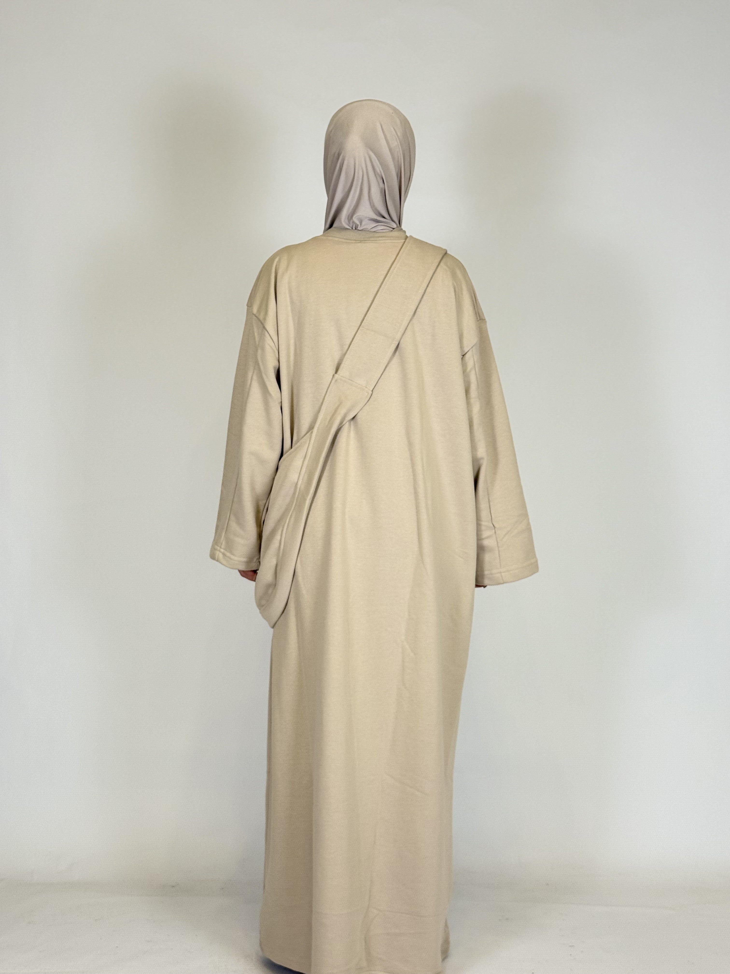 Abaya mit Tasche