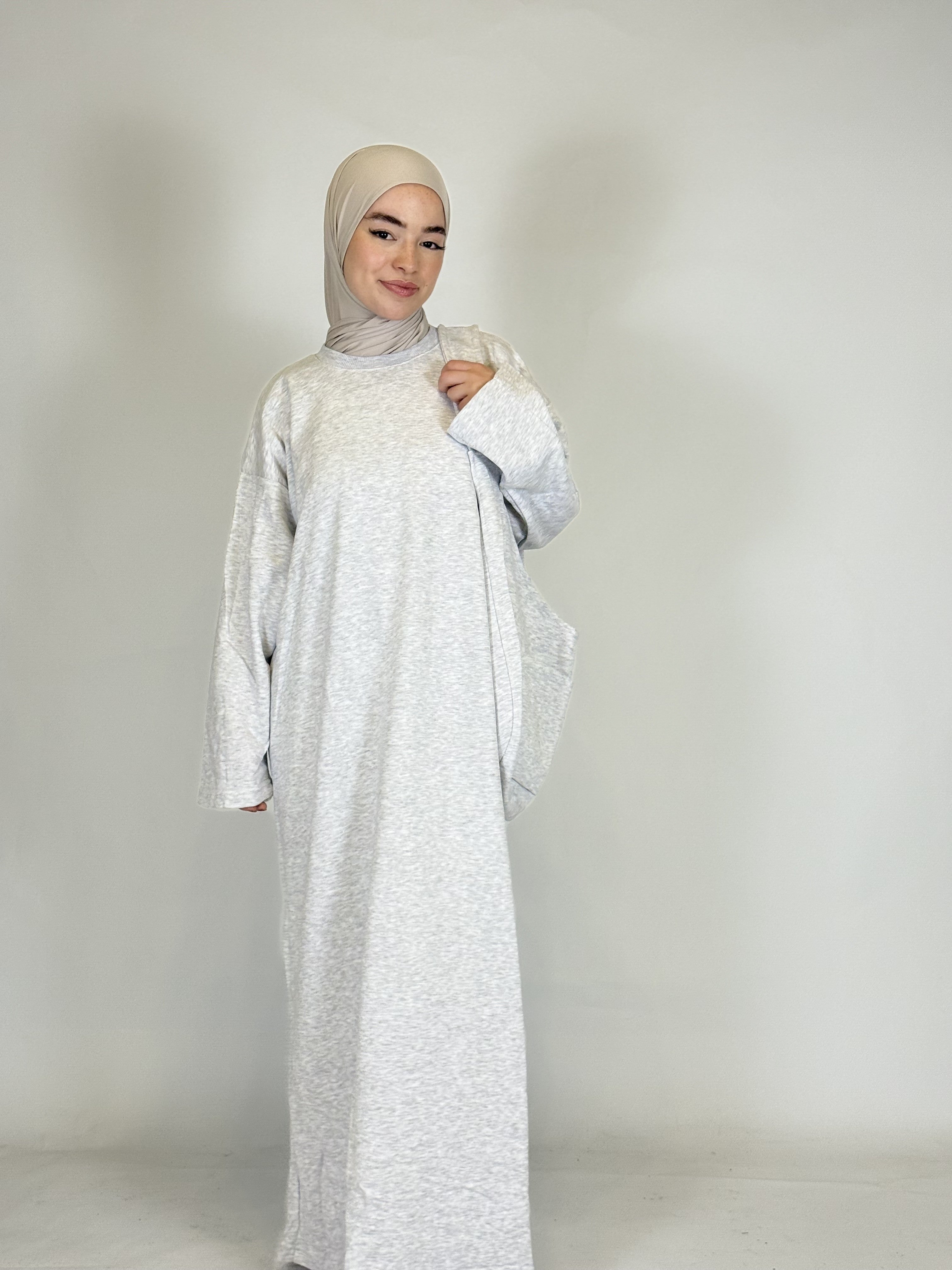 Abaya mit Tasche