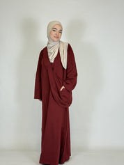 Abaya mit Tasche