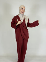 Abaya mit Tasche