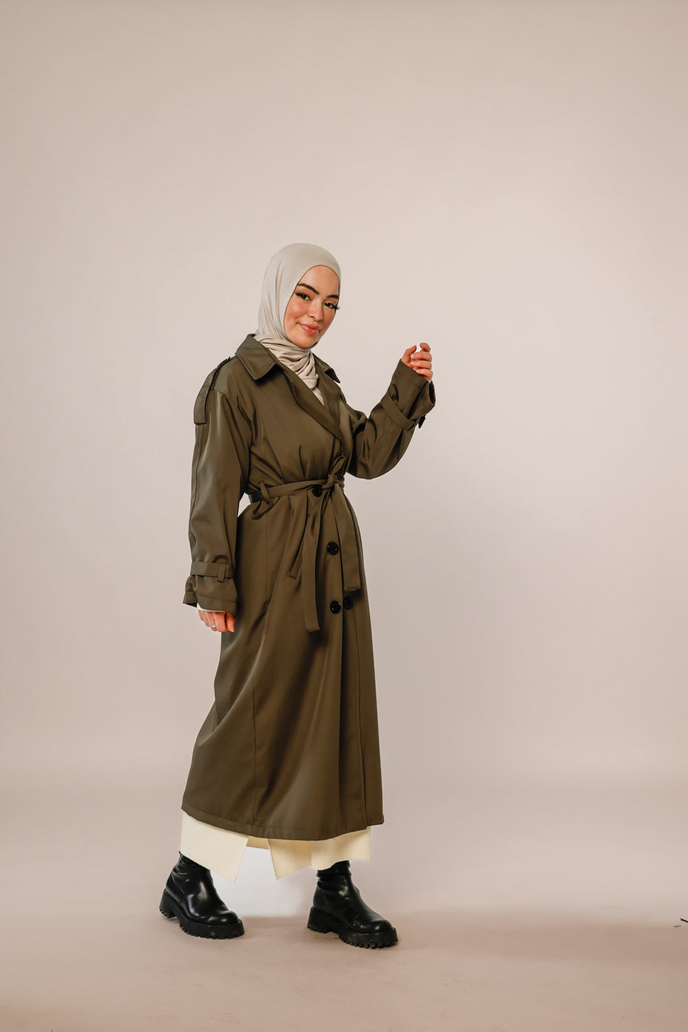 Premium - Trenchcoat lang