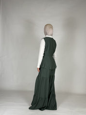 Weste & Hose Leinen Zweiteiler