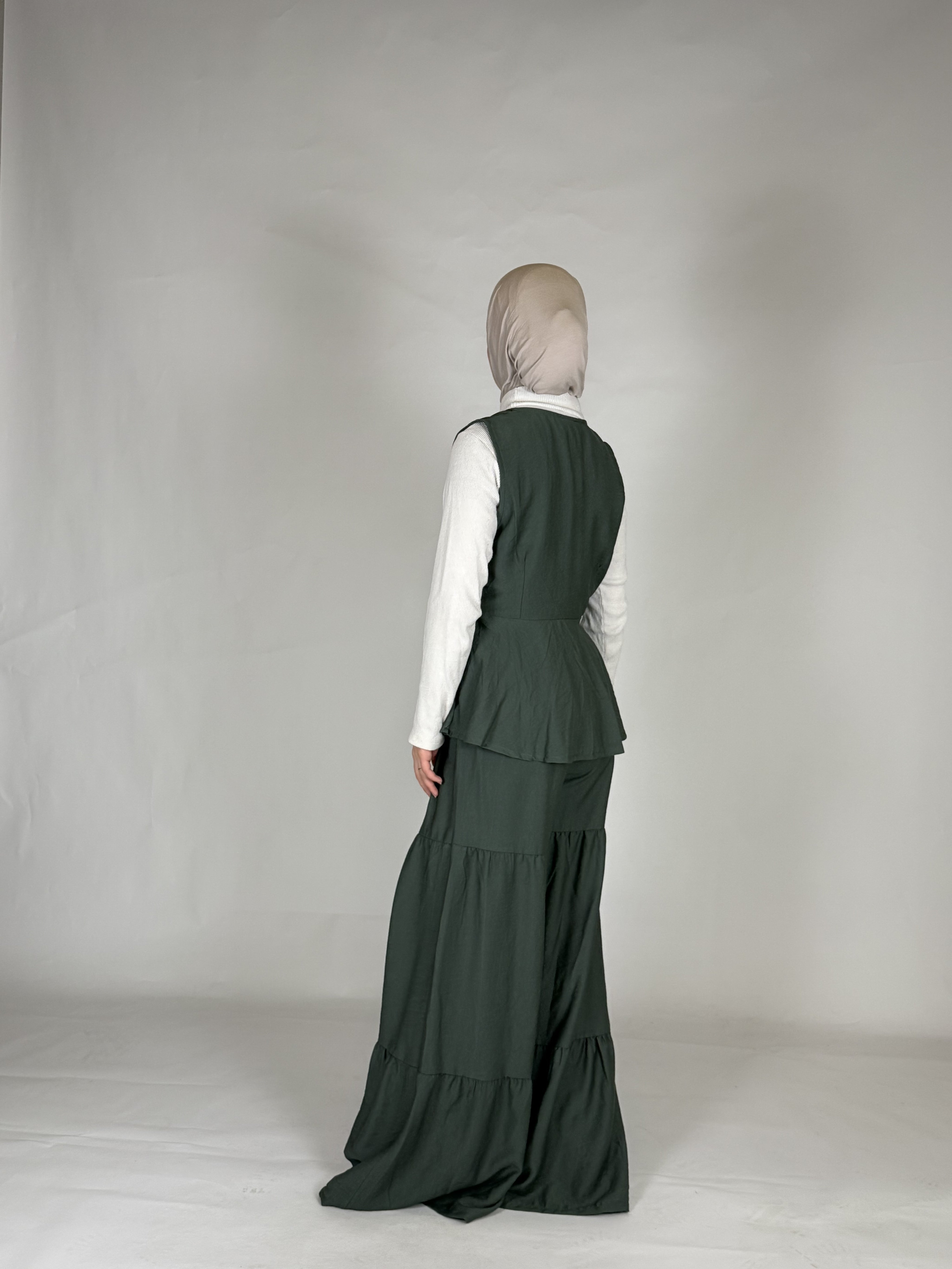 Weste & Hose Leinen Zweiteiler