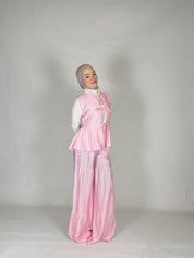 Weste & Hose Leinen Zweiteiler