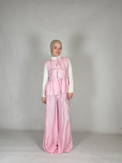 Weste & Hose Leinen Zweiteiler