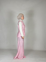 Weste & Hose Leinen Zweiteiler