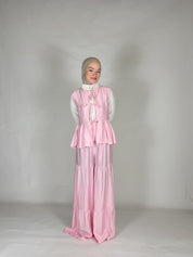 Weste & Hose Leinen Zweiteiler