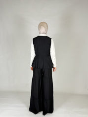 Weste & Hose Leinen Zweiteiler